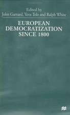 European Democratization since 1800