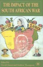 Impact of the South African War