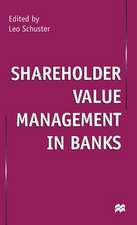 Shareholder Value Management in Banks