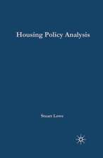 Housing Policy Analysis