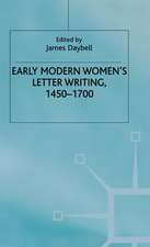 Early Modern Women's Letter Writing, 1450-1700