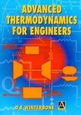 Advanced Thermodynamics for Engineers