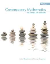 Contemporary Mathematics for Business & Consumers, 9th