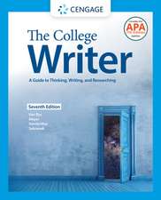 The College Writer: A Guide to Thinking, Writing, and Researching (W/ Mla9e Update)