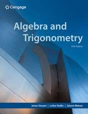 Algebra and Trigonometry