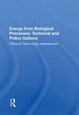 Energy From Biological Processes: Technical And Policy Options