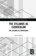 The Syllabus as Curriculum: A Reconceptualist Approach