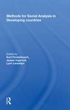 Methods for Social Analysis in Developing Countries