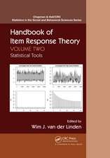 Handbook of Item Response Theory: Volume 2: Statistical Tools