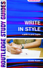WRITE IN STYLE