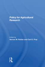 Policy For Agricultural Research