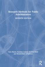 Research Methods for Public Administrators