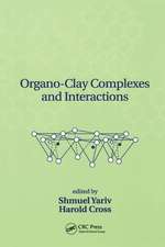 Organo-Clay Complexes and Interactions