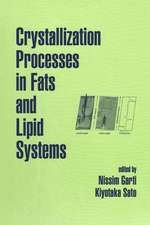 Crystallization Processes in Fats and Lipid Systems