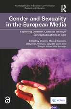 Gender and Sexuality in the European Media