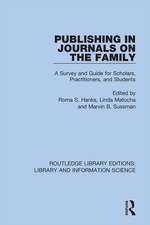 Publishing in Journals on the Family: Essays on Publishing