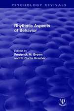 Rhythmic Aspects of Behavior