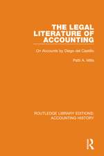 The Legal Literature of Accounting: On Accounts by Diego del Castillo