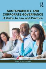 Sustainability and Corporate Governance: A Guide to Law and Practice