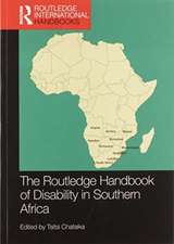 The Routledge Handbook of Disability in Southern Africa