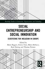 Social Entrepreneurship and Social Innovation: Ecosystems for Inclusion in Europe