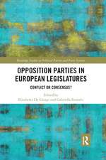 Opposition Parties in European Legislatures: Conflict or Consensus?