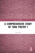 A Comprehensive Study of Tang Poetry I