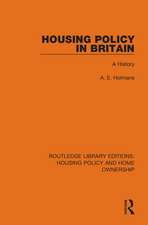 Housing Policy in Britain: A History