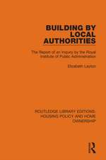 Building by Local Authorities