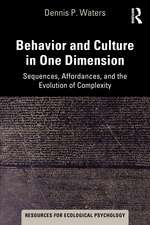 Behavior and Culture in One Dimension: Sequences, Affordances, and the Evolution of Complexity