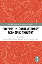 Poverty in Contemporary Economic Thought