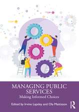 Managing Public Services