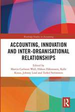 Accounting, Innovation and Inter-Organisational Relationships