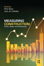 Measuring Construction: Prices, Output and Productivity