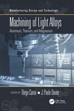 Machining of Light Alloys: Aluminum, Titanium, and Magnesium