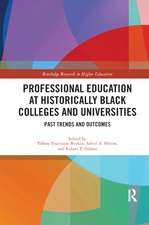 Professional Education at Historically Black Colleges and Universities: Past Trends and Future Outcomes