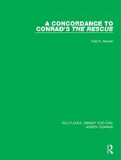 A Concordance to Conrad's The Rescue