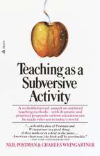 Teaching as a Subversive Activity