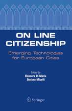 On Line Citizenship: Emerging Technologies for European Cities