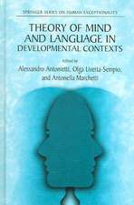 Theory of Mind and Language in Developmental Contexts