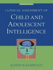 Clinical Assessment of Child and Adolescent Intelligence