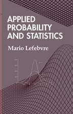 Applied Probability and Statistics