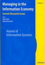 Managing in the Information Economy: Current Research Issues