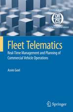 Fleet Telematics: Real-time management and planning of commercial vehicle operations