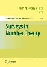 Surveys in Number Theory