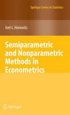 Semiparametric and Nonparametric Methods in Econometrics