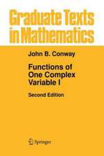 Functions of One Complex Variable I