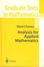 Analysis for Applied Mathematics