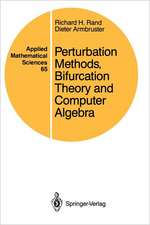 Perturbation Methods, Bifurcation Theory and Computer Algebra