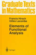 Elements of Functional Analysis